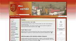 Desktop Screenshot of lutise.sk